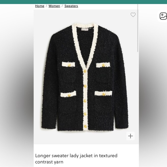 J. Crew Sweaters - J Crew Long Lady Sweater Jacket Cardigan XS